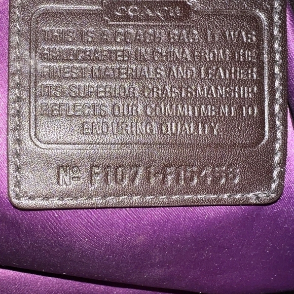 Coach Multicolor Plaid Tote Bag VINTAGE - Picture 5 of 15